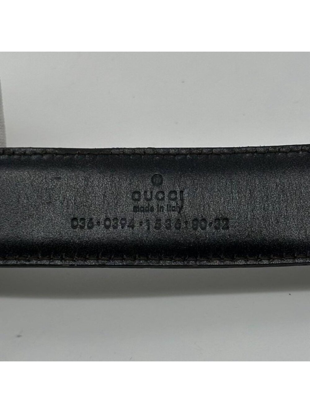 Gucci Vintage Belt Gold and Black Leather - Picture 8 of 9
